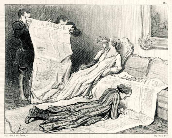  奥诺雷·杜米埃 Honore Daumier ——订户接收到他们的文章